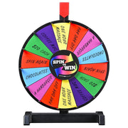 TheDisplayOutlet WinSpin Prize Wheel 12" 14 Slots Tabletop Image