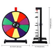 Winspin Wheel Tabletop Prize Wheel Dry Erase 15" 10-Slot