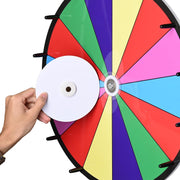 TheDisplayOutlet WinSpin Prize Wheel Tabletop Dry Erase Spinning Wheel 18" Image
