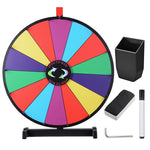 WinSpin Prize Wheel Tabletop Dry Erase Spinning Wheel 24