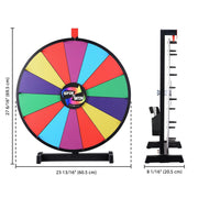 TheDisplayOutlet WinSpin Prize Wheel Tabletop Dry Erase Spinning Wheel 24" Image