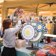 TheDisplayOutlet WinSpin Prize Wheel Double Gears Tabletop Round Base, 24" Image