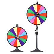 TheDisplayOutlet WinSpin 24" Prize Wheel Round Base Stand Spinning Wheel, Classic(14-Slot) Image