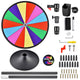 TheDisplayOutlet 24" Prize Wheel with Acrylic Sign Holder 8.5 x 11 Image