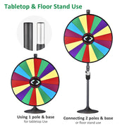 36" Custom Prize Wheel Dry Erase Spin Wheel Tabletop & Floor 1ct/pk