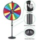 TheDisplayOutlet WinSpin Prize Wheel 36" Large Spinning Wheel Round Base Stand Image