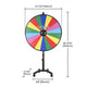 48" Prize Wheel Rolling Stand Trade Show Spin Wheel (Preorder)