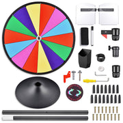 24" Prize Wheel with Acrylic Sign Holder 8.5 x 11