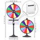 24" Prize Wheel with Acrylic Sign Holder 8.5 x 11