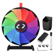 WinSpin Prize Wheel 18" Tabletop Dry Erase Wheel 12-Slot