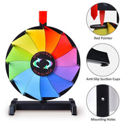 WinSpin Prize Wheel 12" 12 Slots Wall Mounted & Tabletop