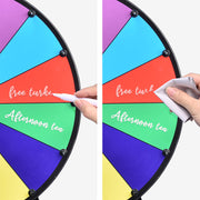 20" Spin Wheel Dry Erase Folding Stand