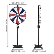 WinSpin Prize Wheel 24" Dry Erase 16-Slot Tabletop & Floor Stand