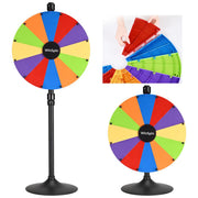 TheDisplayOutlet WinSpin 24" Modular Prize Wheel Round Base Stand Spinning Wheel Image