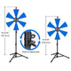 TheDisplayOutlet 24" Portable Modular Prize Wheel with Tripod Stand 12-Slot Image