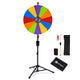 TheDisplayOutlet 24" Portable Modular Prize Wheel with Tripod Stand 12-Slot, Modular Prize Wheel Image