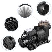 TheDisplayOutlet 3/4 HP Spa & Pool Pump Above Ground 2640GPH Image