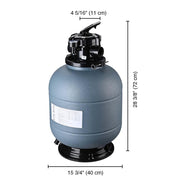 Sand Filter w/ Valve for Pool & Spa In / Above Ground