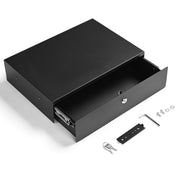 TheDisplayOutlet Pull Out Locking Drawer for Mobile Computer Cart, Black Image