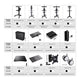 TheDisplayOutlet NexusX CPU Holder for Mobile Computer Carts Holds 44lbs Image