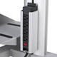 Mobile Computer Cart with Power Dual Monitor Mount
