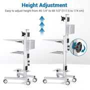 TheDisplayOutlet Mobile Computer Cart for Intraoral Scanning Image