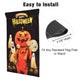 TheDisplayOutlet Smalll Halloween Flag Garden Yard Decor 12x18" Image