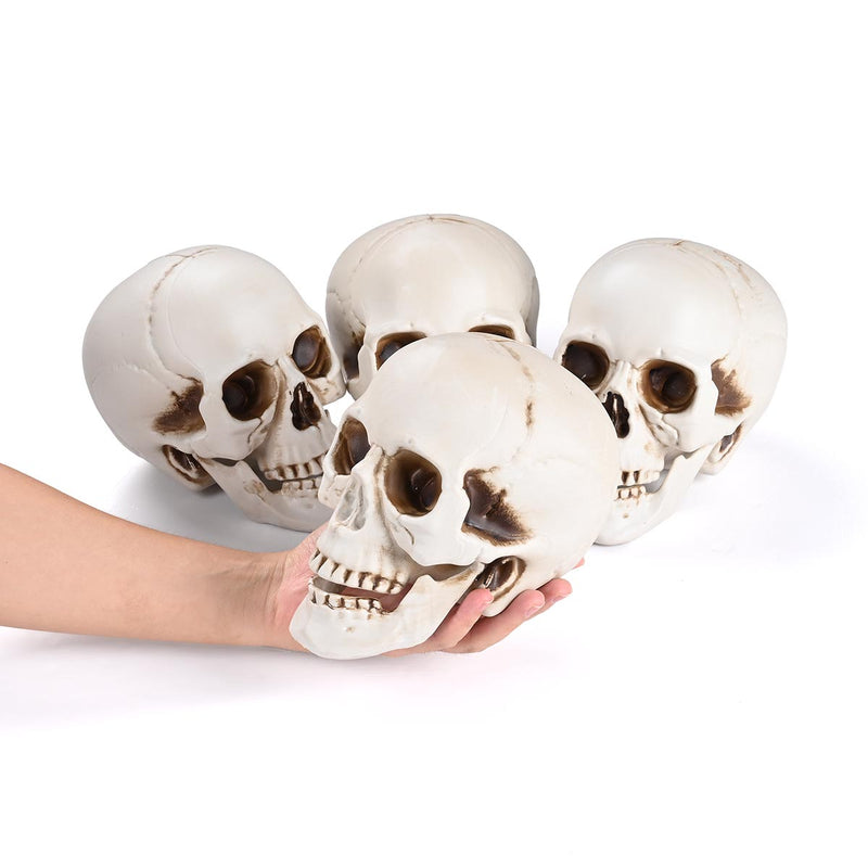 Skull Decor Halloween Set of 4