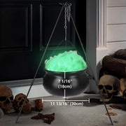 Halloween Decorations Witches Cauldron with Light & Stand