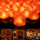 TheDisplayOutlet 20' Marigold Lights 40 LEDs Halloween Garland Day of Dead, 2ct. Image