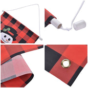 TheDisplayOutlet Christmas Signs Merry Christmas Happy New Year Door Sign 2 PCS Image