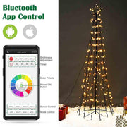 TheDisplayOutlet Multicolor Animated Light Show Christmas Tree APP Control Image