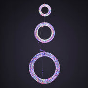 TheDisplayOutlet 3pcs Light Up Wreath Outdoor for Door Windows Image