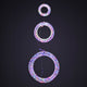 TheDisplayOutlet 3pcs Light Up Wreath Outdoor for Door Windows Image