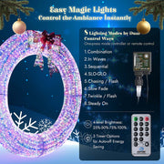 5ft Giant Light Up Wreath for House Outdoor Decoration (Preorder)