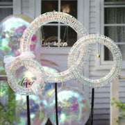 3ft Adjustable Steel Wreath Stand Display Pole Mount 3ct/pk