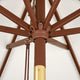 Patio Umbrella Wooden 7ft 8-Rib Tassel Boho 5-10yr