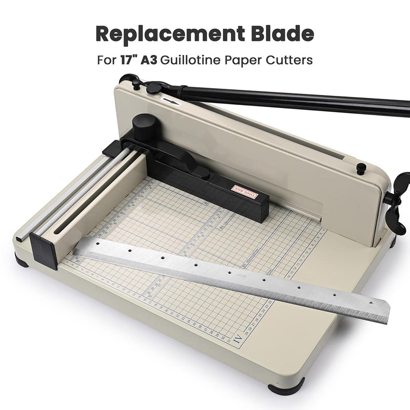 TheDisplayOutlet Replacement Blade for Guillotine Paper Cutter Trimmer A3/A4 Size, 17in Image