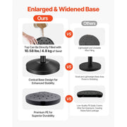 TheDisplayOutlet 35.4" Crowd Control Stanchion Post with Retractable Belt 6ct. Image