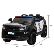 Kids Police Ride On with Remote 12V