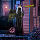 Halloween Witch Porch Sign Animated Decoration Sound Motion