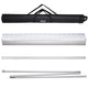 TheDisplayOutlet 33"x79" Roll Up Retractable Aluminum Banner Stand Image