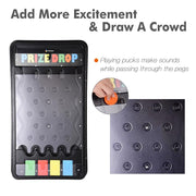 TheDisplayOutlet WinSpin 25"x14" 4-Slot Plinking Prize Drop Board & Pucks Image