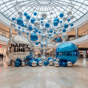 TheDisplayOutlet Custom Printed Inflatable Mirror Ball Sphere 10 Sizes & 22 Colors Image
