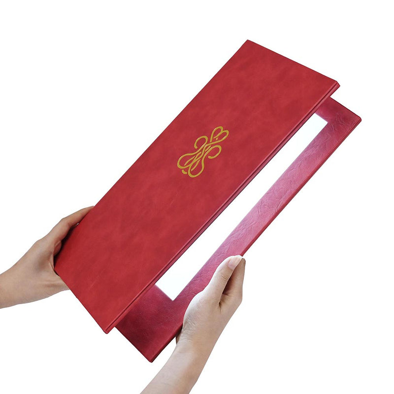 Custom LED Menu Cover 5x11 2-View, Custom Logo & Color 5ct/pk