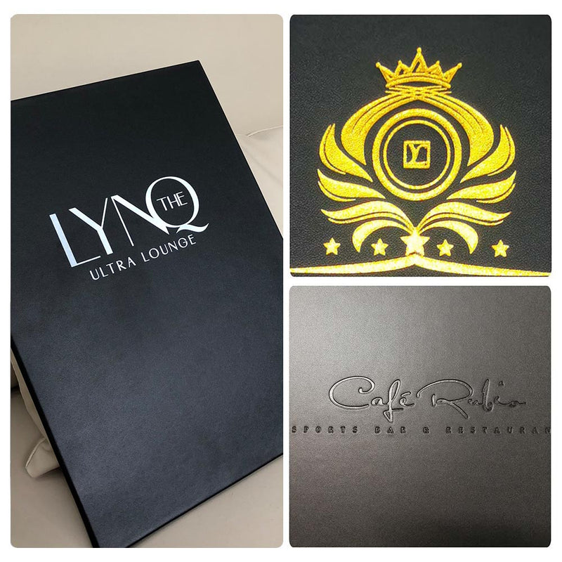 Custom LED Menu Cover Illuminated Menus 8.5x11 2-View 5ct/pk