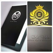 TheDisplayOutlet Custom LED Menu Covers 5in, Custom Logo & Leather Color/Pattern, 5.5x7 2-View(5ct.) Image