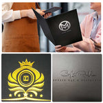Custom Menu Covers PU Leather 8.5x14 2-View 10ct/pk