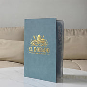 TheDisplayOutlet Custom PU Leather Menu Covers with Screw Post Binding 8.5x11 Image