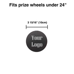TheDisplayOutlet Custom Logo - Prize Wheel Centerpiece, 3.9in (for 12-17in wheel) Image